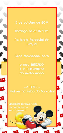 convite 1ª